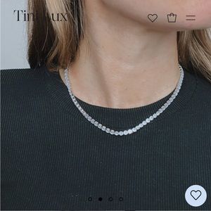 💎 NWT Tini Lux Non-allergenic Tennis Necklace 💎